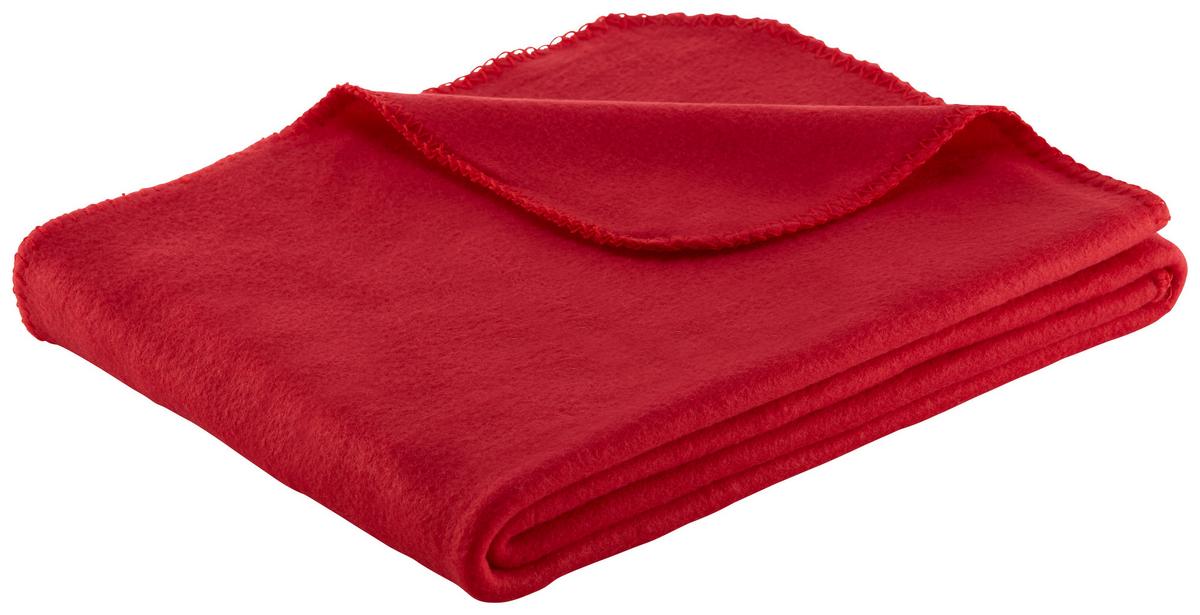 Flis Deka Beatrix - crvena, tekstil (130/160cm) - Best Price