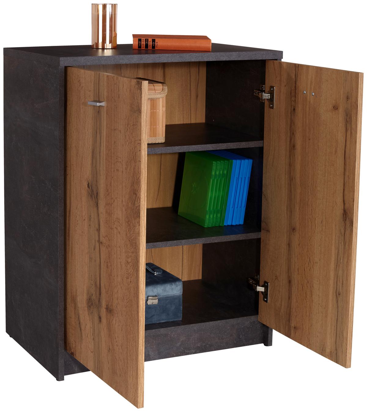 Comodă 4 YOU - culoare lemn stejar, Modern, material pe bază de lemn (74/85,4/34,6cm) - Modern Living