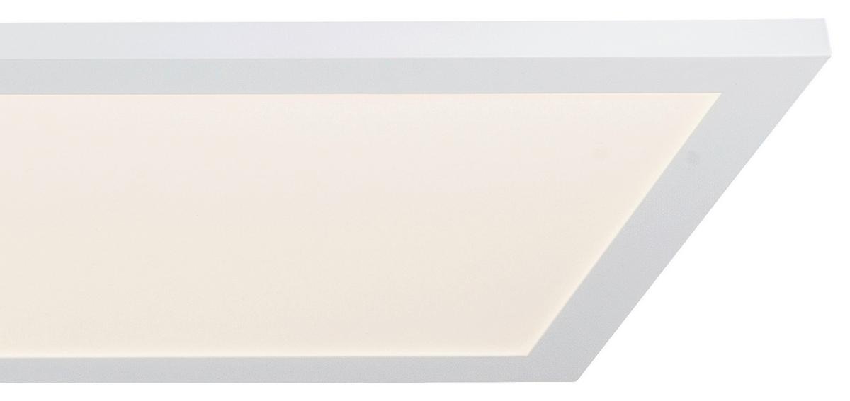 LAMPA SUFITOWA LED GRALLA - biały/opal, Design, tworzywo sztuczne/metal (120/30/5,3cm) - Novel