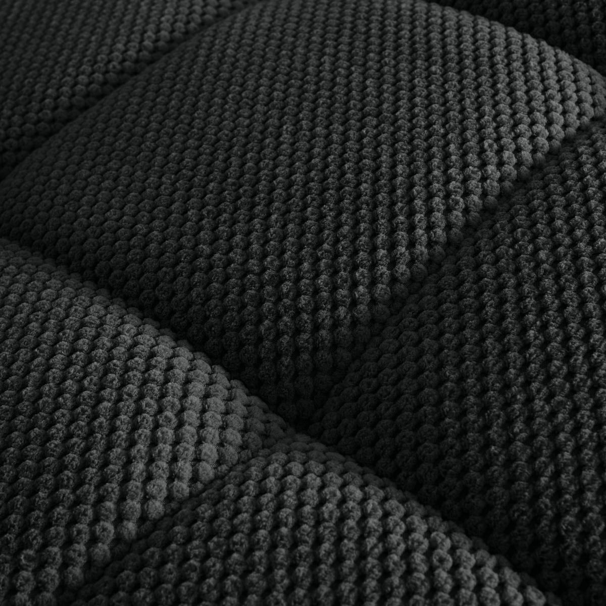 Fotoliu sezlong de relaxare LAGUNA - negru, Modern, textil (68/80/167cm) - Mömax