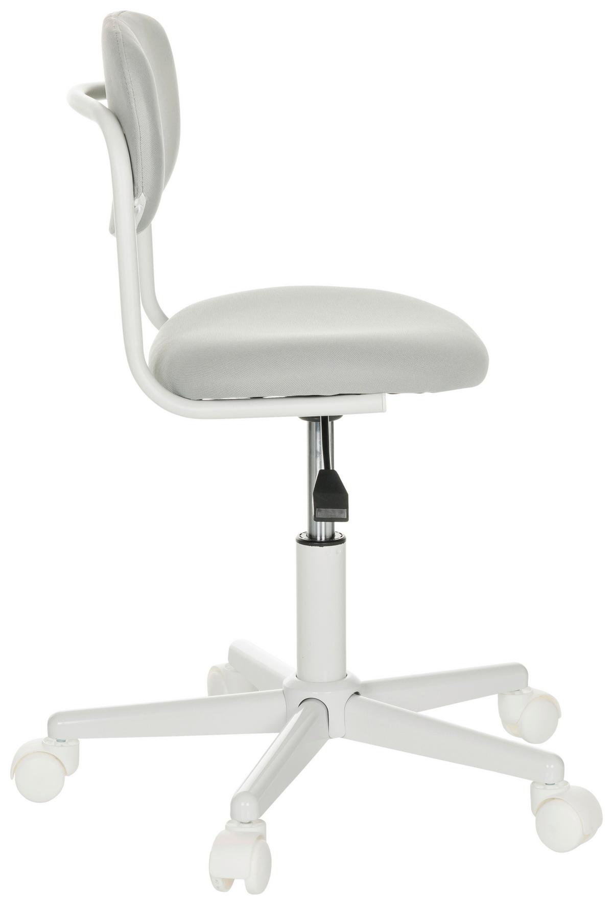Otroški Vrtljivi Stol Kiddy Base I, Siva - siva/bela, Basics, umetna masa/tekstil (60/72-83/60cm) - MID.YOU