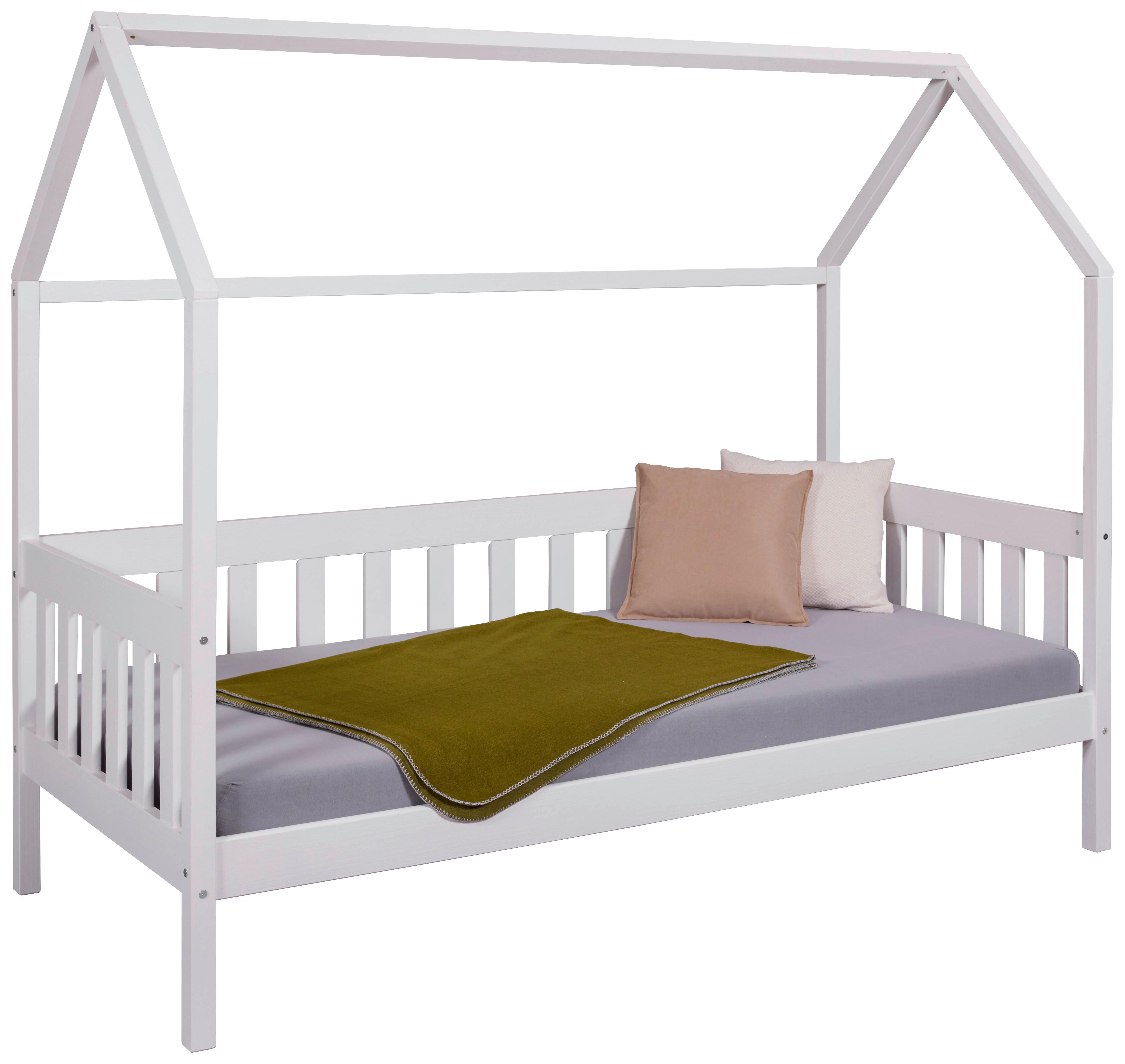 Gyerekágykeret Fehér Funky - fehér, Lifestyle, fa (90/200cm)