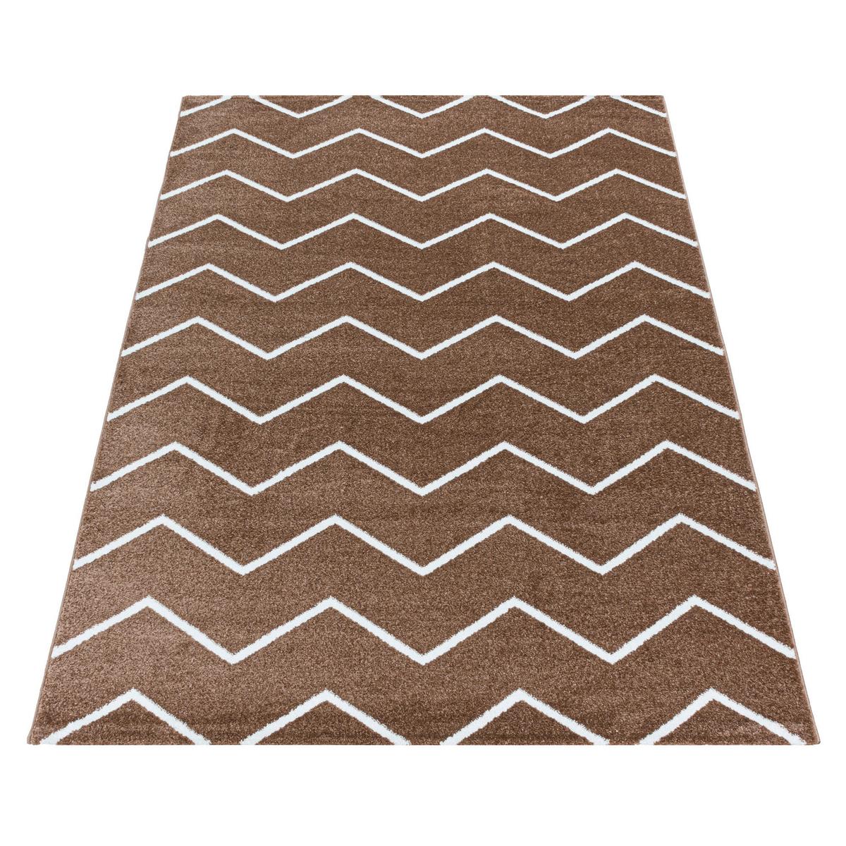 Hochflorteppich Rio Kupferfarben ca. 140x200cm - Kupferfarben, Basics, Textil (140/200cm)