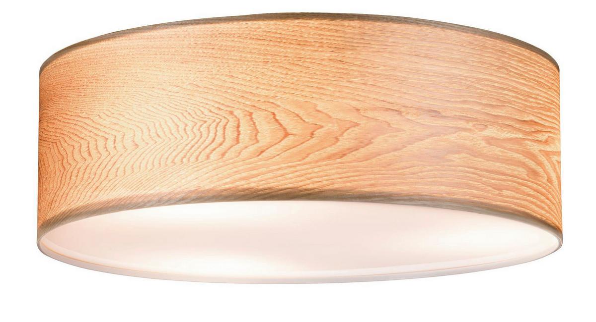 Deckenleuchte Liska in Rotbraun max. 20 Watt - Rotbraun, Basics, Holz/Metall (45/15cm) - Paulmann