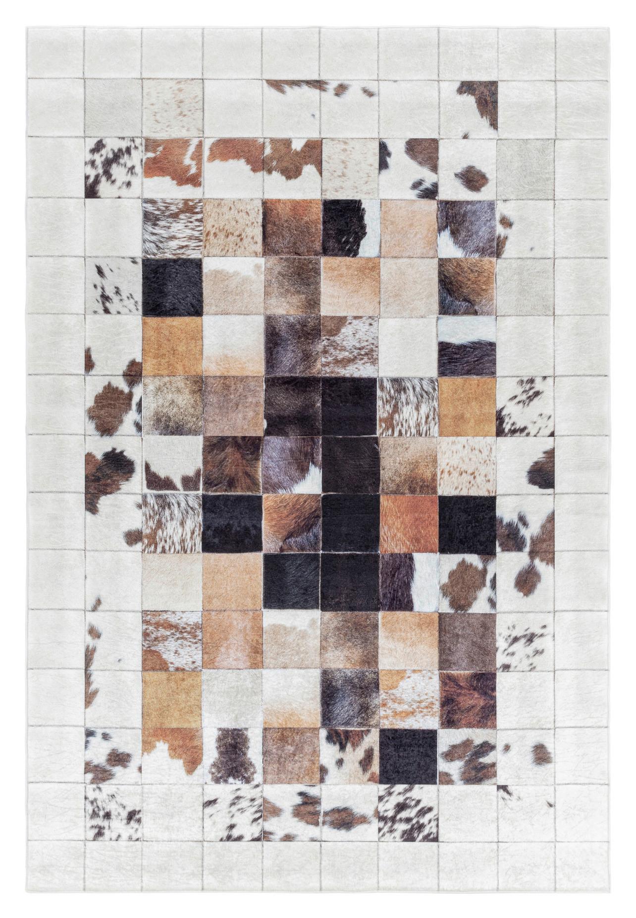 Flachwebeteppich Fiesta Creme ca. 160x230cm - Creme, Design, Textil (160/230cm) - Novel