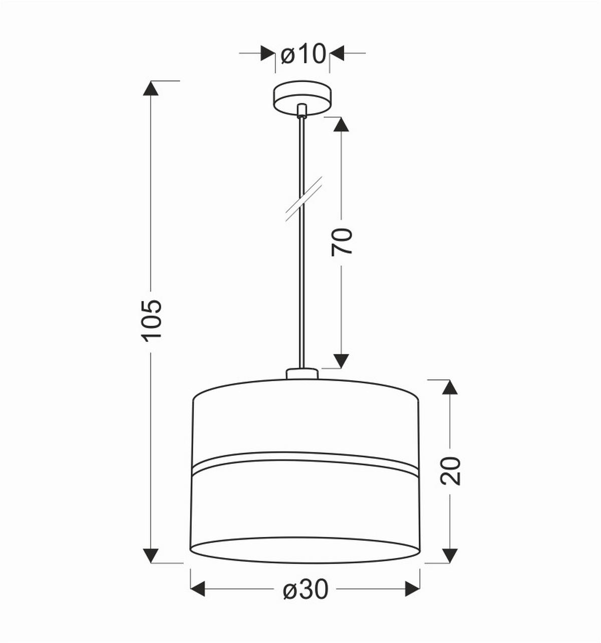 Viseća Svjetiljka Assam - zlatne boje/crna, Konvencionalno, metal/plastika (30/30/105cm)