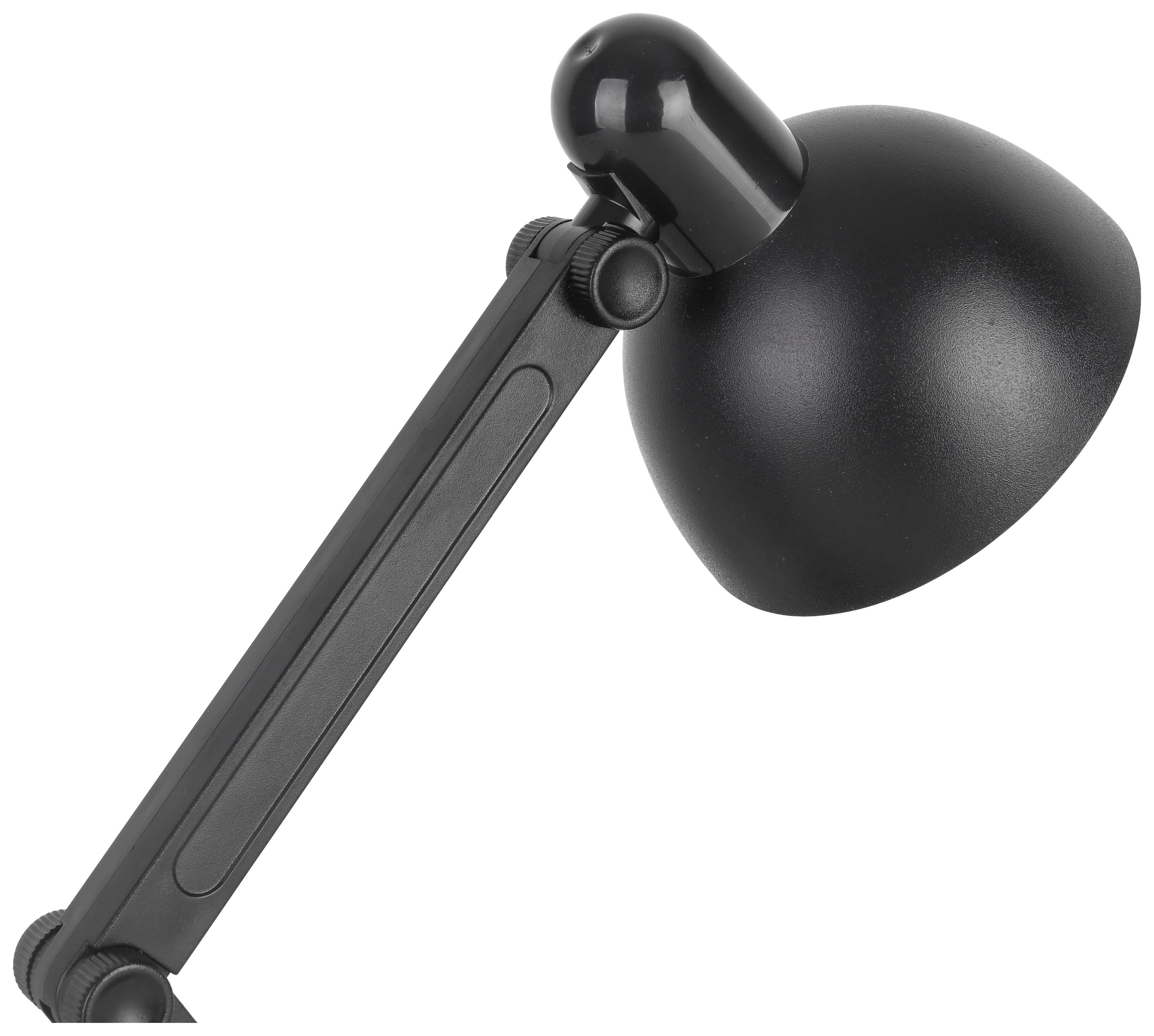 LED-Tischleuchte Schwank in Schwarz max. 3,4 Watt - Schwarz, Modern, Kunststoff (12,5/34cm) - Modern Living