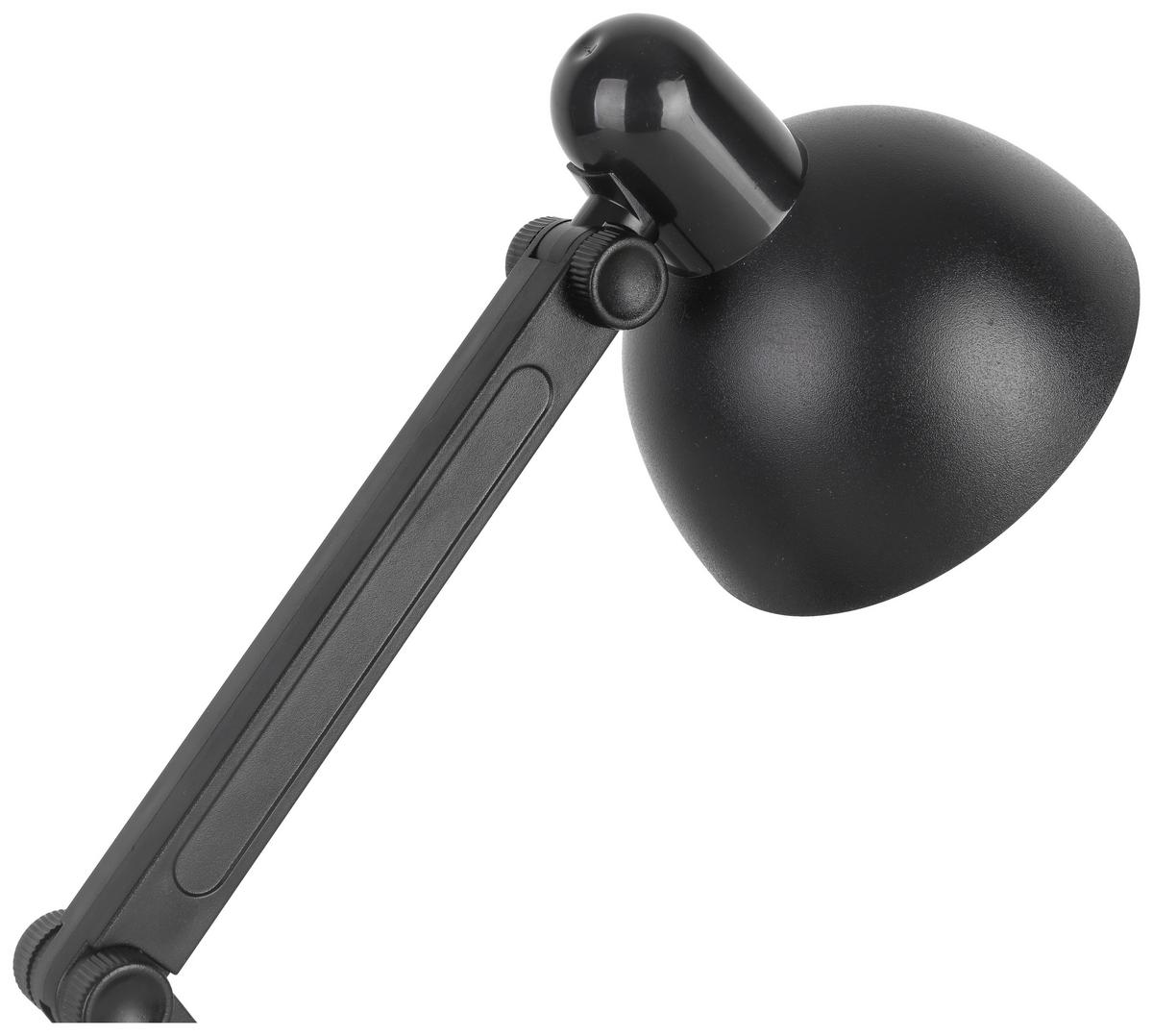 LAMPA STOŁOWA LED SCHWANK - czarny, Modern, tworzywo sztuczne (12,5/34cm) - Modern Living
