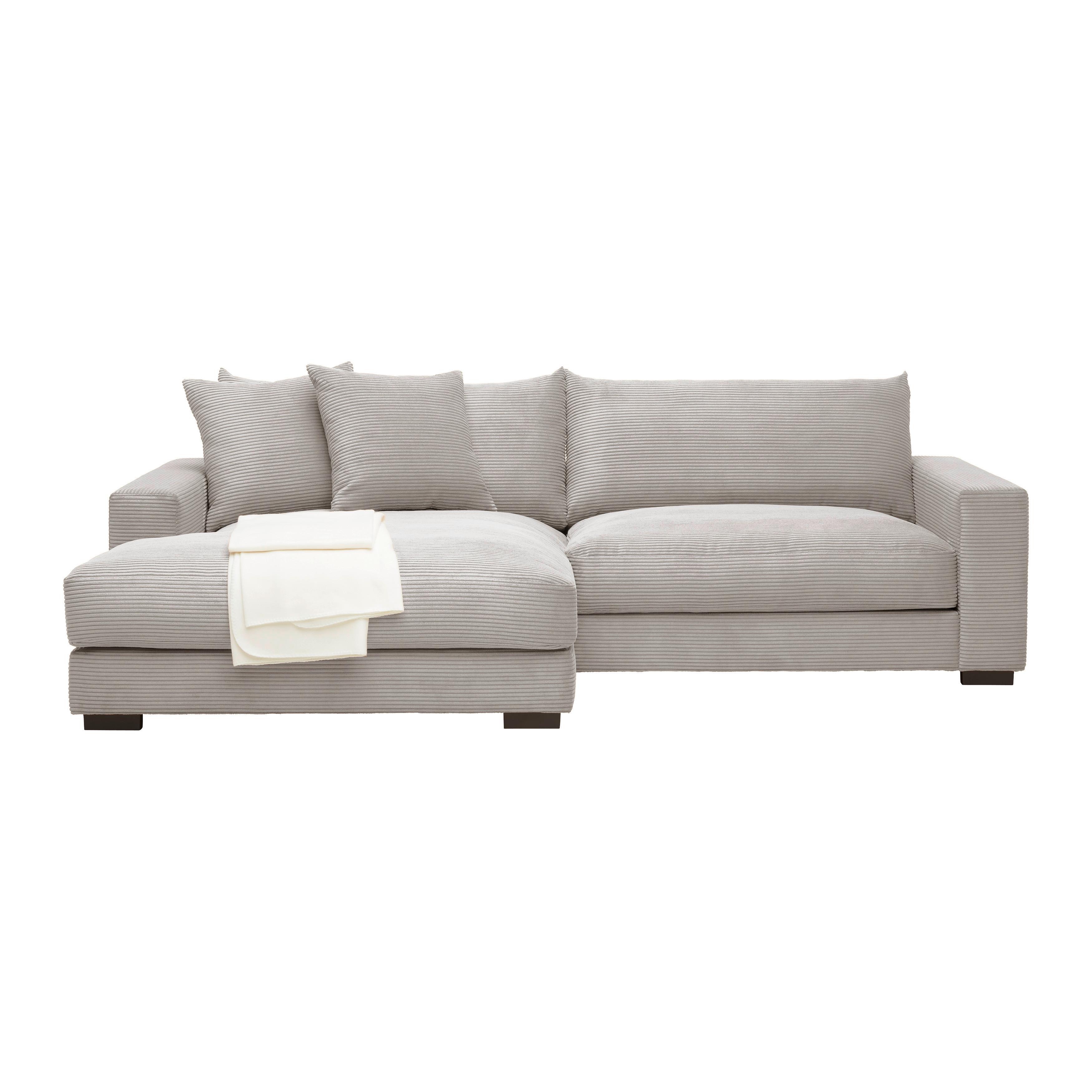 Ecksofa In Taupe - Taupe, Modern, Textil (180/83/265cm) - Mömax