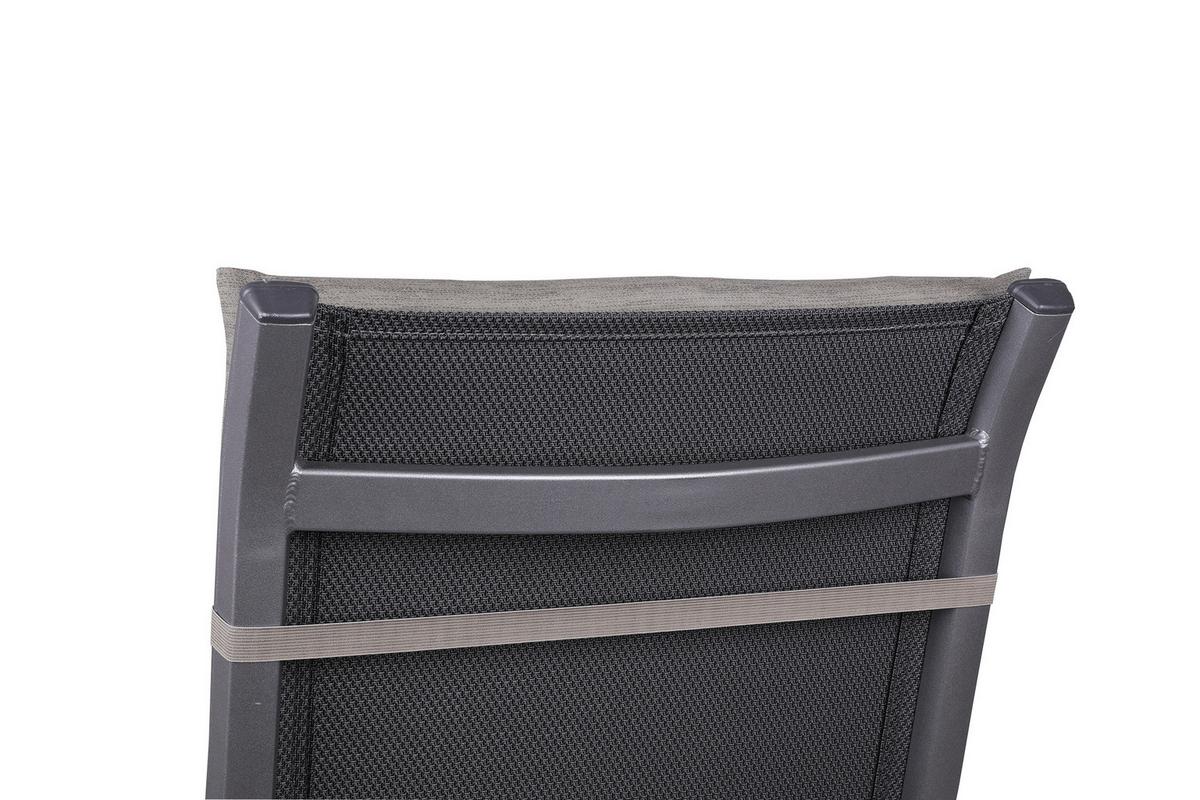 Sesselauflagenset 6-Teilig Taupe - Taupe, Basics, Textil (48/5/98cm)