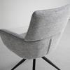 STOL MED ARMSTÖD PAOLO - grå/svart, Modern, metall/trä (57/89/62cm) - Bessagi Home
