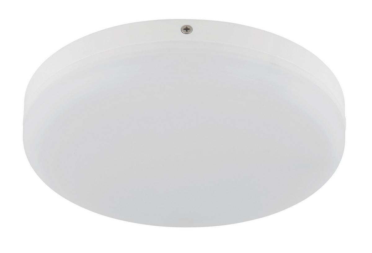 LED-Deckenleuchte Smali Opal/Weiß max. 11,93 Watt - Weiss/Opal, Modern, Kunststoff (22/5cm) - Mömax