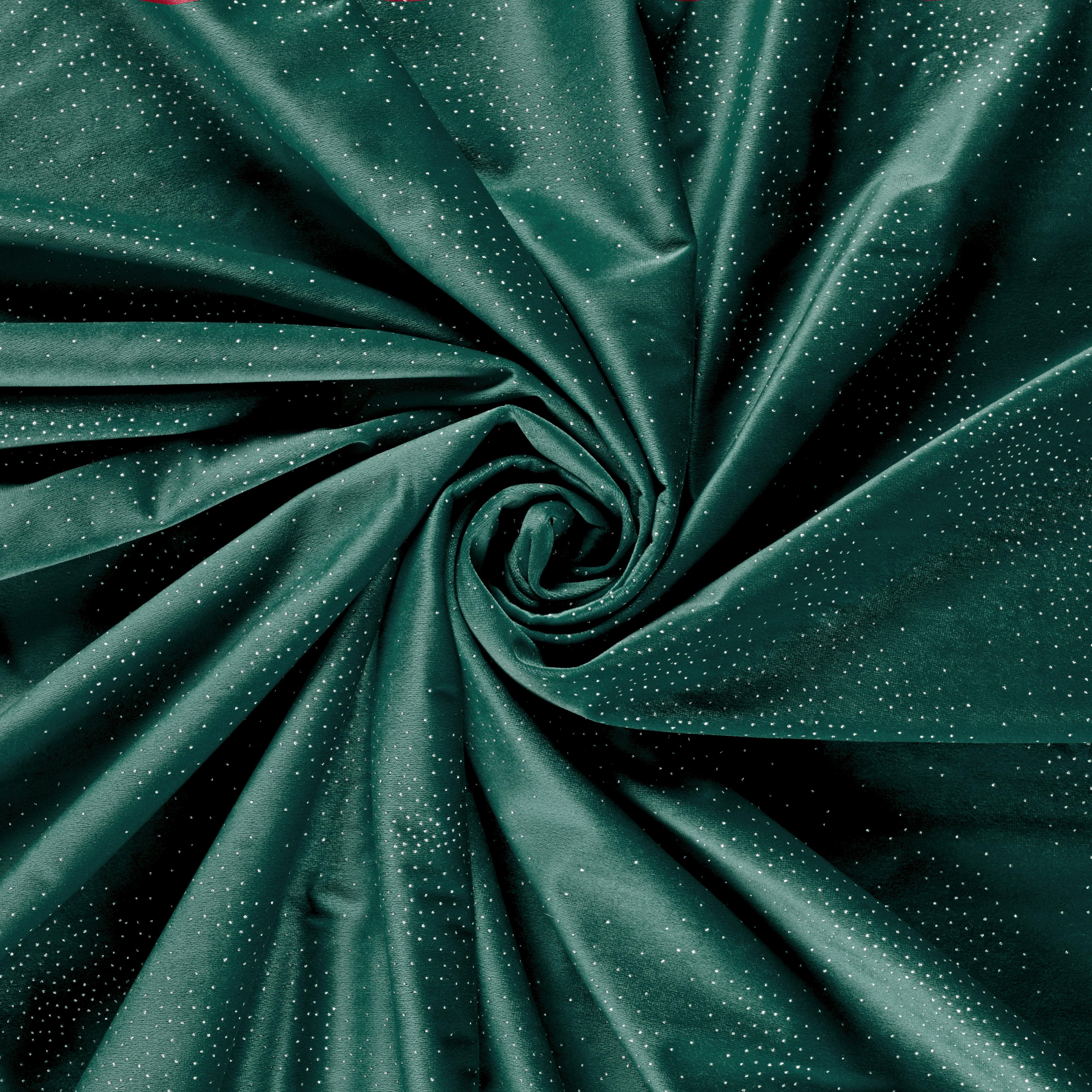 GARDINLÄNGD LUCIA - grön, textil (140/245cm) - Mömax