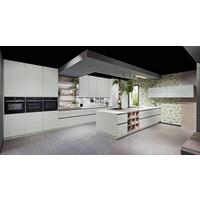 ZABUDOWA KUCHENNA SYDNEY - magnolia/kolor srebrny, Modern, materiał drewnopochodny - Vertico