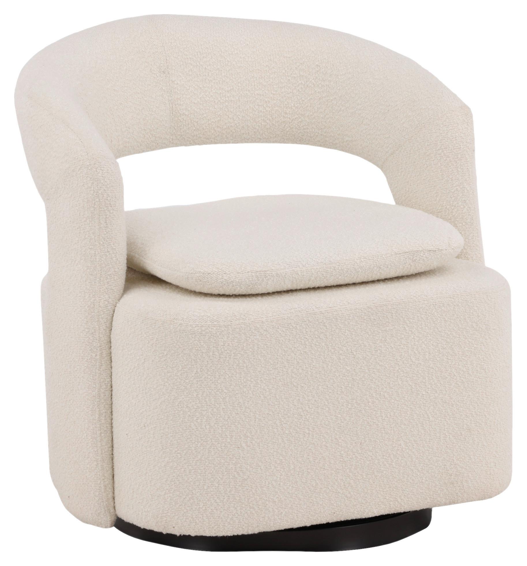 Sessel Laurel ca. 69x75x72 cm Weiß - Weiß, Design, Textil/Metall (69/75/72cm) - Livetastic