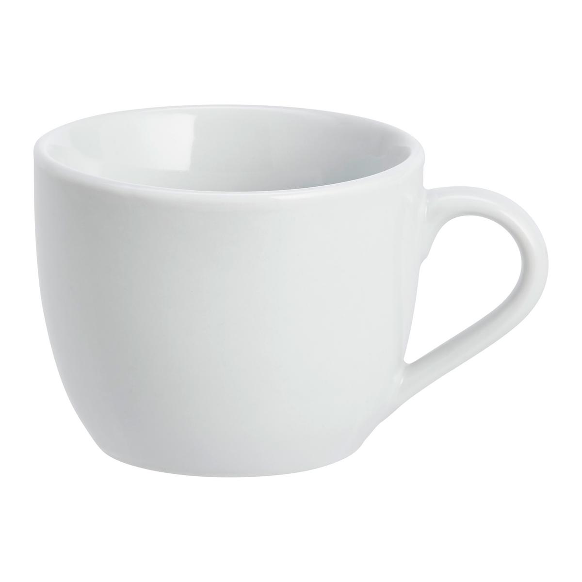 Espressotasse Katarina Weiß - Weiß, KONVENTIONELL, Keramik (6,2/5,0cm) - Based