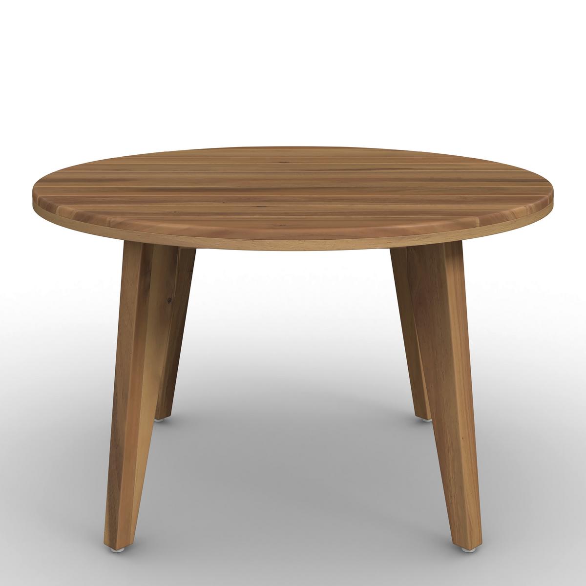 Loungegarnitur Livia Rosa Outdoorstoff/Holz - Naturfarben/Rosa, MODERN, Holz/Textil - Bessagi Garden