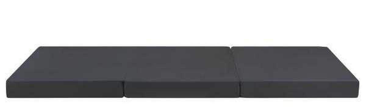 Sklopivi Madrac Anna - crna, Moderno, tekstil (65/186cm) - Modern Living