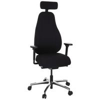 Pisarniški Stol Resistio, Črna - črna, Moderno, kovina/umetna masa (71/140/62cm) - MID.YOU