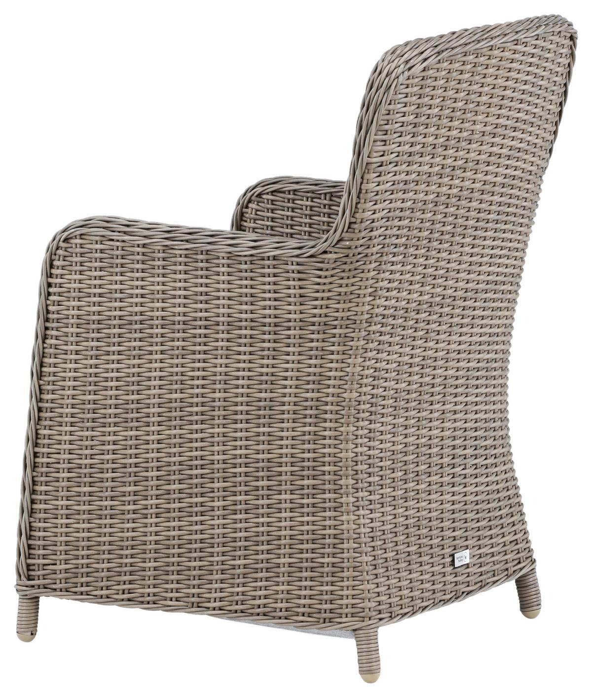 GARTENSTUHL-SET WEMBLEY - Braun, KONVENTIONELL, Kunststoff/Textil (62/94/66cm) - Gardenson