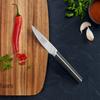 COUTEAU À ÉPLUCHER PROFI LINE - couleur inox/noir, KONVENTIONELL, métal/matière synthétique (21cm) - Gourmesto