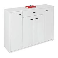 Comodă Boni - alb, Modern, material pe bază de lemn (116/84/30cm) - Based