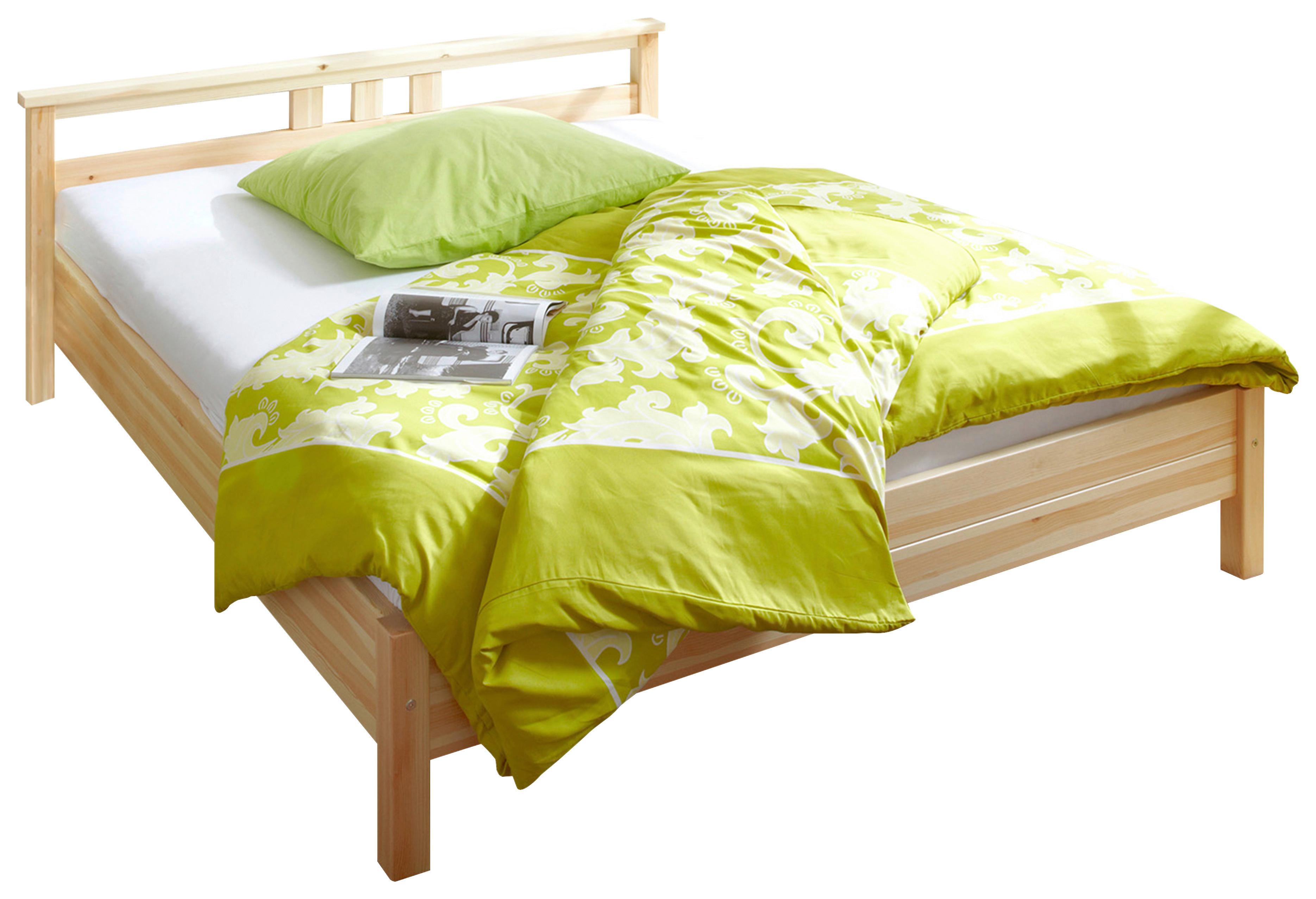 Bett Merci ca. 140x200 cm Kiefer - Kieferfarben, KONVENTIONELL, Holz (140/200cm) - MID.YOU