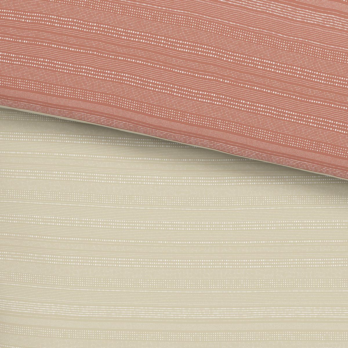 Bettwäsche Kinzura Wende ca. 160x210cm - Beige/Orange, Konventionell, Textil (160/210cm) - Modern Living