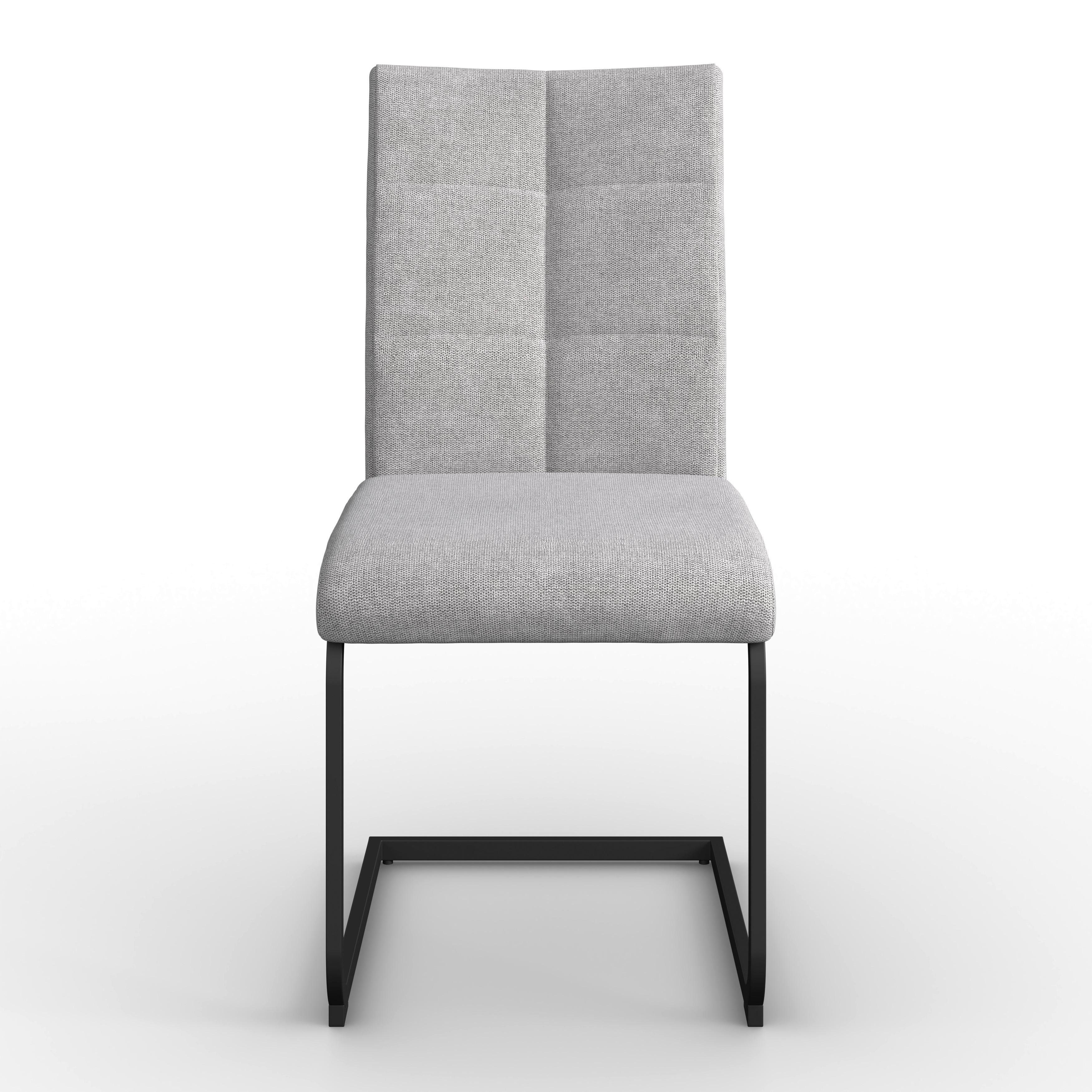 SVIKTSTOL COLIEN - ljusgrå/svart, Modern, metall/trä (46/94/62cm) - Bessagi Home