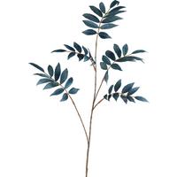 Umetna Rastlina Sorbuszweig I - kraljevo modra/rjava, Basics, umetna masa (82cm) - Mömax