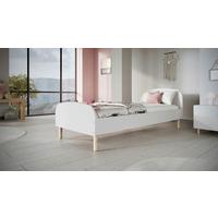 Otroška Postelja Emma, 90x200cm - bela/barve breze, Moderno, leseni material/les (90/200cm) - MID.YOU