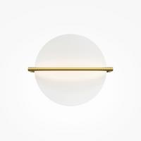 Wandleuchte Mira - Weiss/Goldfarben, Modern, Metall (11,1/34/30cm) - MAYTONI