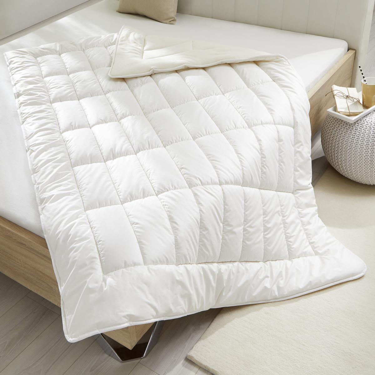 KOŁDRA CAŁOROCZNA COSIDORM UNO - kremowy, Basics, materiały naturalne/tkanina (135/200cm) - Billerbeck