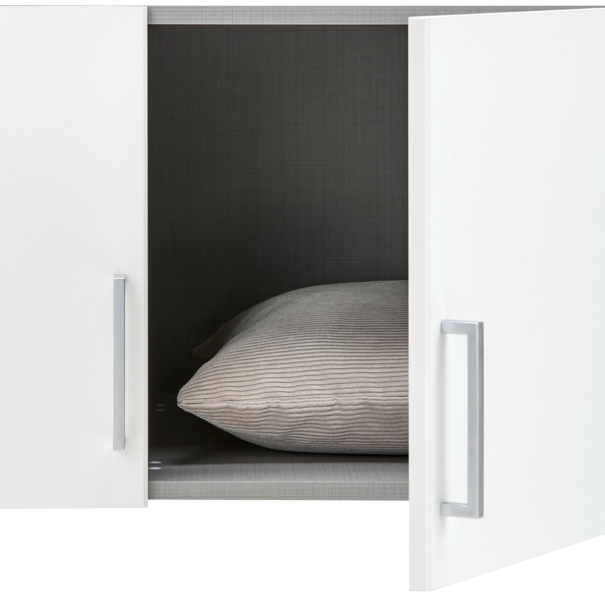 Nastavek Za Omaro Click, Bela - bela/barve aluminija, Konvencionalno, umetna masa/leseni material (179/40/58cm) - Mömax