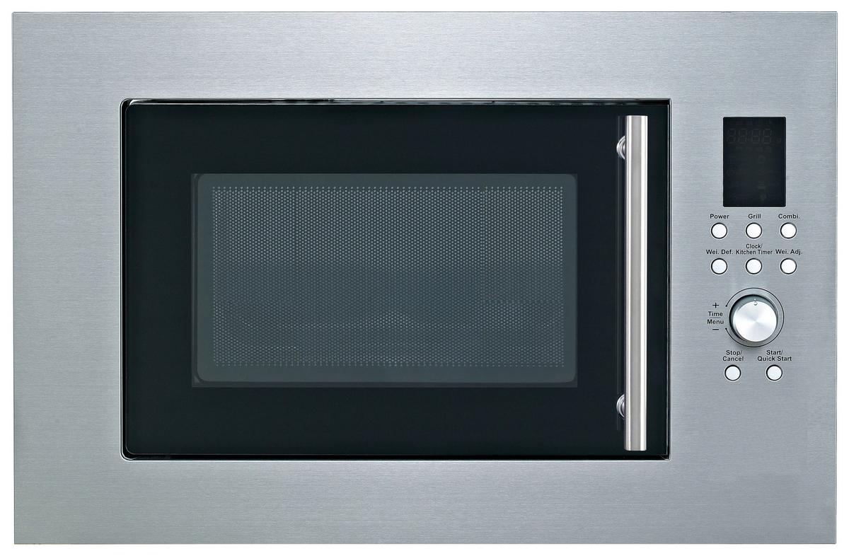 Einbaumikrowelle MW900-23G-IN Edelstahlfarben - Edelstahlfarben, Basics, Metall (60/39/39cm) - PKM
