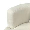 FAUTEUIL MARIETA - Wit/Zwart, Modern, Hout/Textiel (77/81/77cm) - Bessagi Home