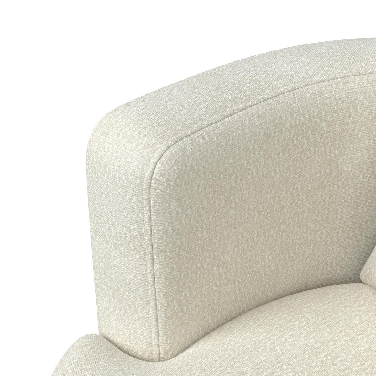 Relax Fotel Marieta - fehér, Modern, textil/fa (77/81/77cm) - Bessagi Home