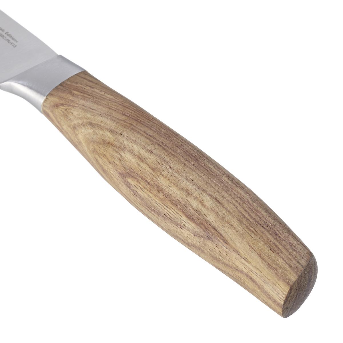 NÓŻ SANTOKU ECHTWERK CLASSIC EDITION - brązowy, Modern, metal/drewno (28,9cm) - Echtwerk