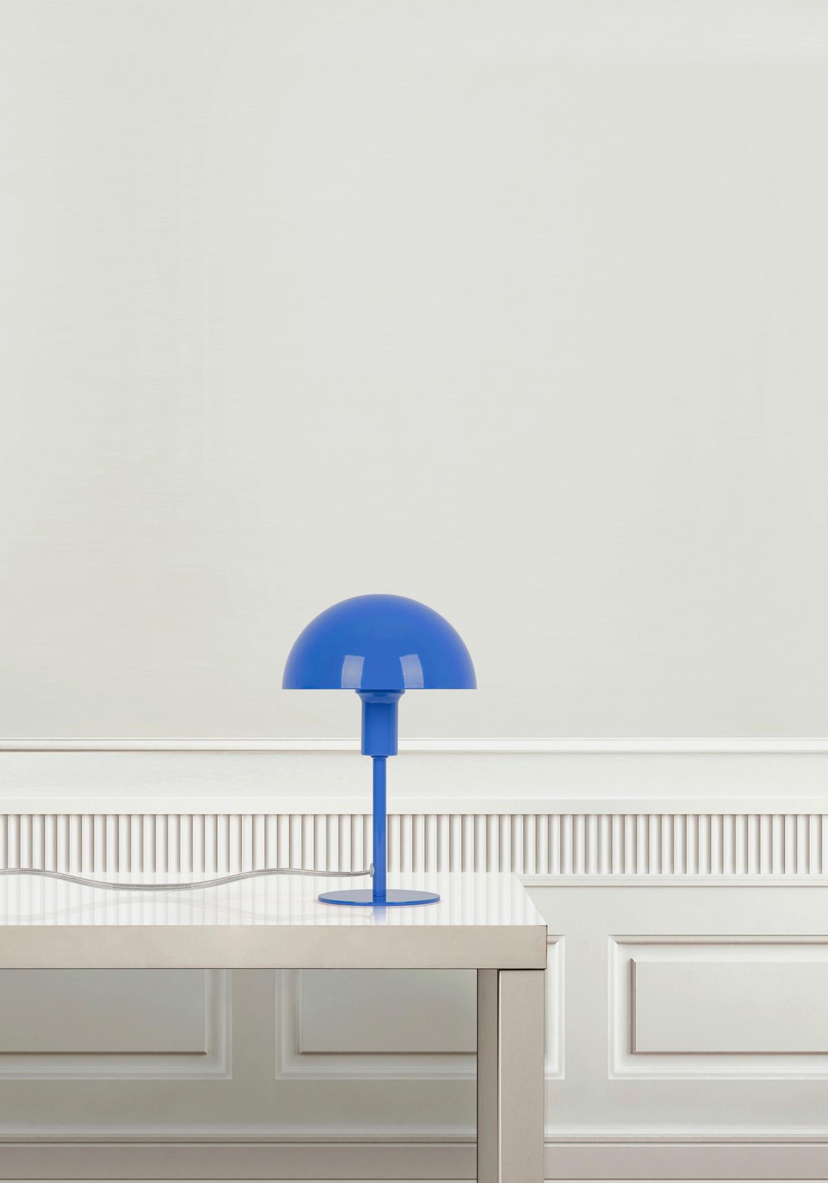 LAMPA STOŁOWA 2213745006 ELLEN MINI BLAU - niebieski, Design, metal (16/25cm) - Nordlux