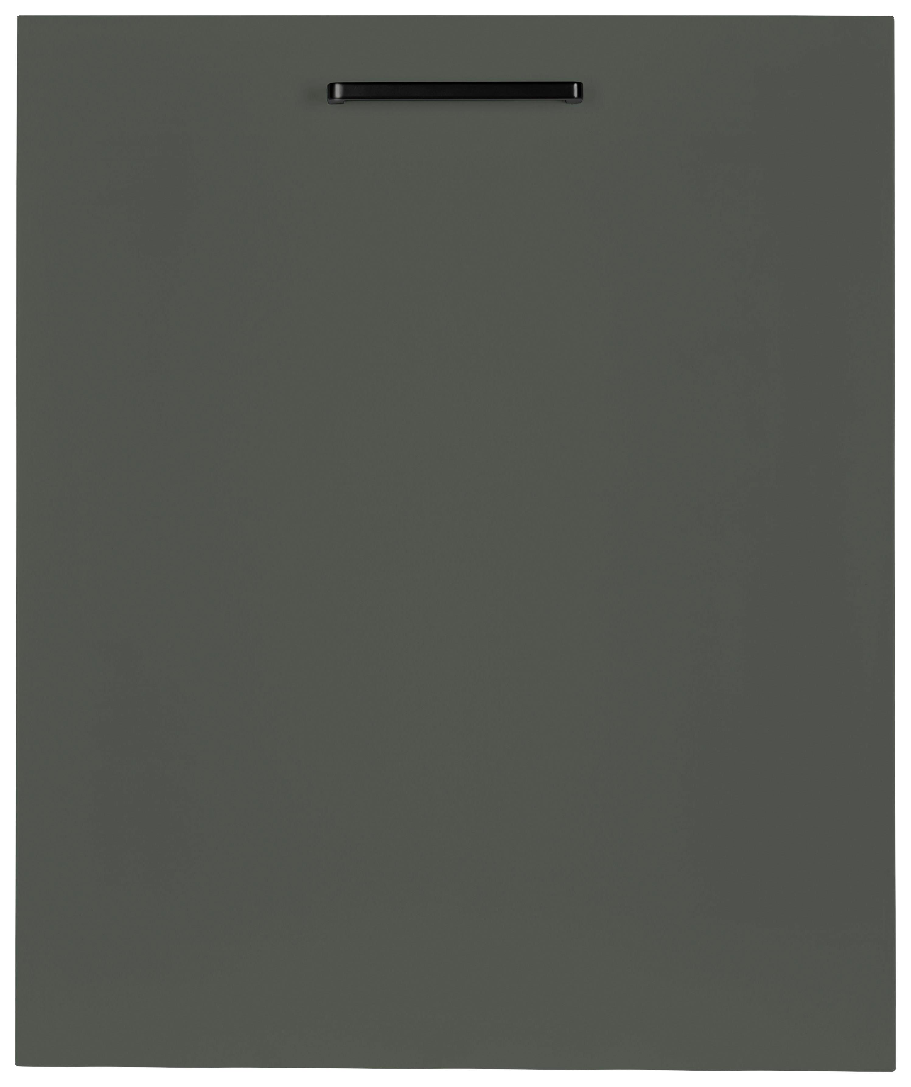 Geschirrspülerfront Easytouch Grün - Schwarz/Grün, MODERN, Holzwerkstoff/Metall (45/72/1,9cm) - Nobilia