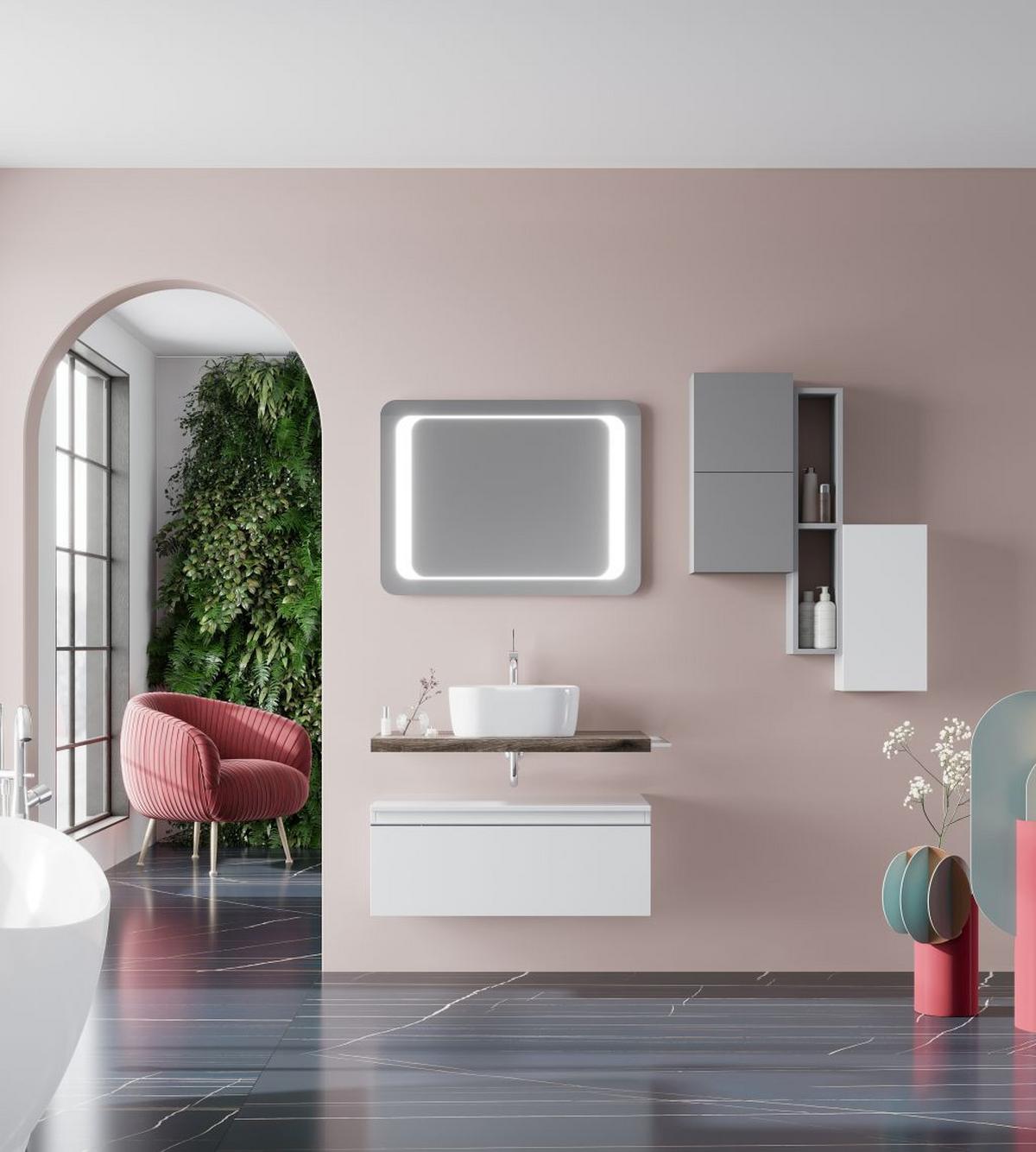 Oglindă iluminată SPR101 - Modern (80/60/3cm) - Best Price