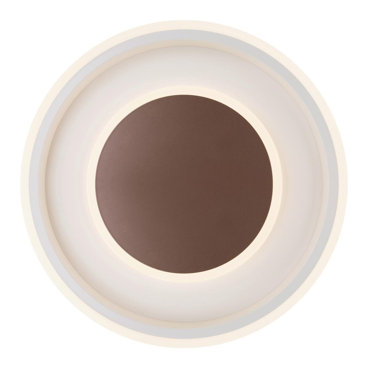 Stropna Led-svetilka Goffi, S Sijalko - bela/opal, Konvencionalno, kovina/umetna masa (50/9cm) - Globo