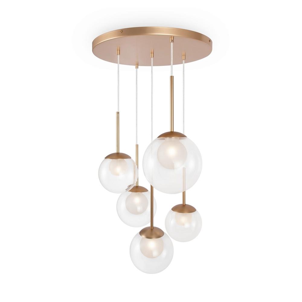 Pendelleuchte Basic Form Goldfarben max. 20 Watt - Goldfarben, MODERN, Metall (45/64,1cm) - MAYTONI