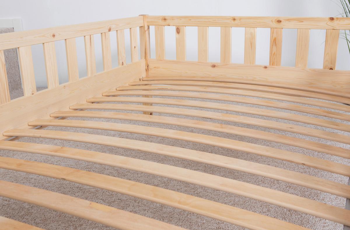 Kinder-/Jugendbett Duo ca. 120x200 cm Kiefer massiv - Naturfarben, MODERN, Holz (120/200cm) - MID.YOU