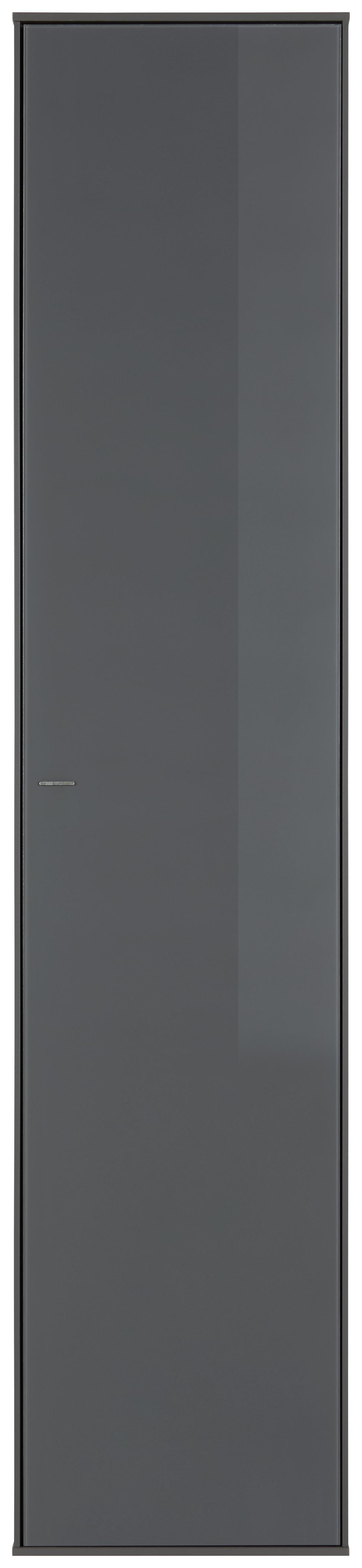 Viseči Element Max Box - antracit, Moderno, steklo/leseni material (38/175/32cm) - Premium Living