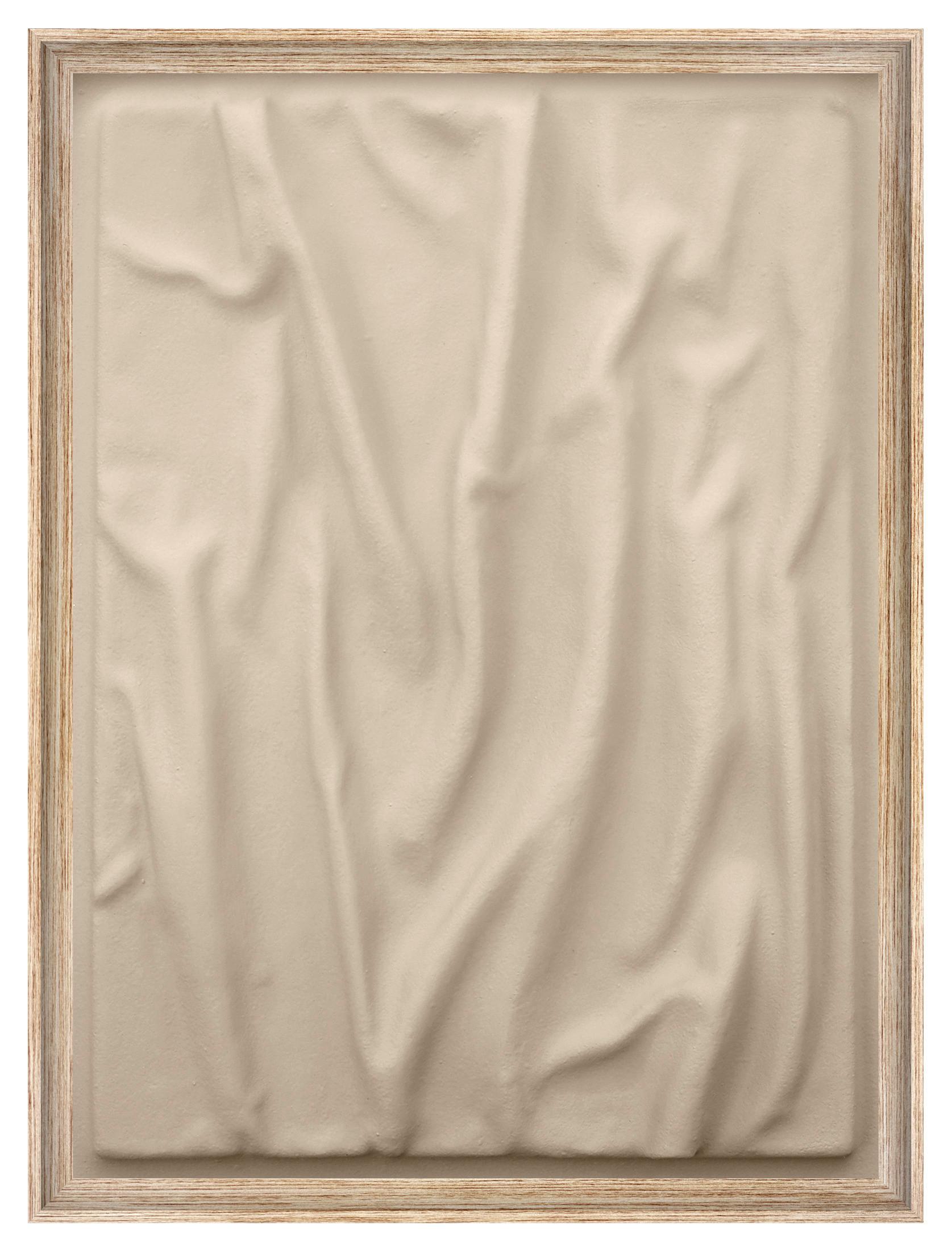 tableau Hellbraun ca. 30x40cm - couleur de chêne/marron clair, matière synthétique/matériau de bois (30/40cm) - Modern Living