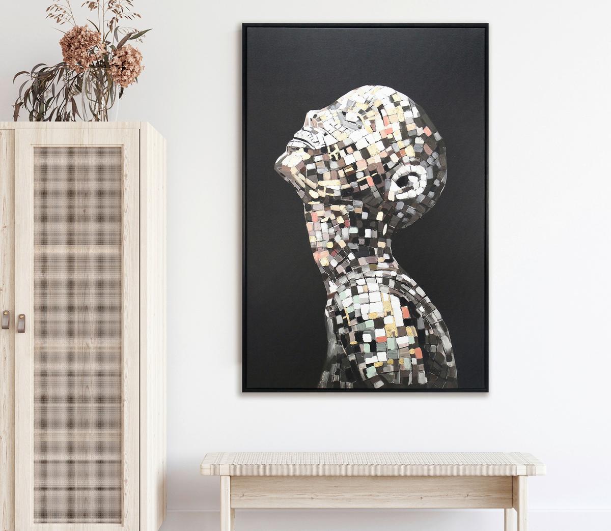 Slika Sa Ramom 80x120cm Body - višebojna, Moderno, drvo/tekstil (80/3,8/120cm) - Mömax