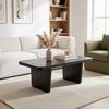 SOFFBORD LEON-STUDIO- - svart, Modern, trä/sten (110/55/40cm) - Premium Living