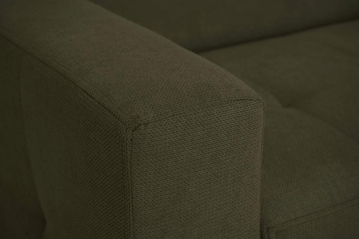 Kutna Garnitura Marco - maslinasto zelena/crna, Konvencionalno, drvni materijal/drvo (238/78-94/170cm) - Modern Living