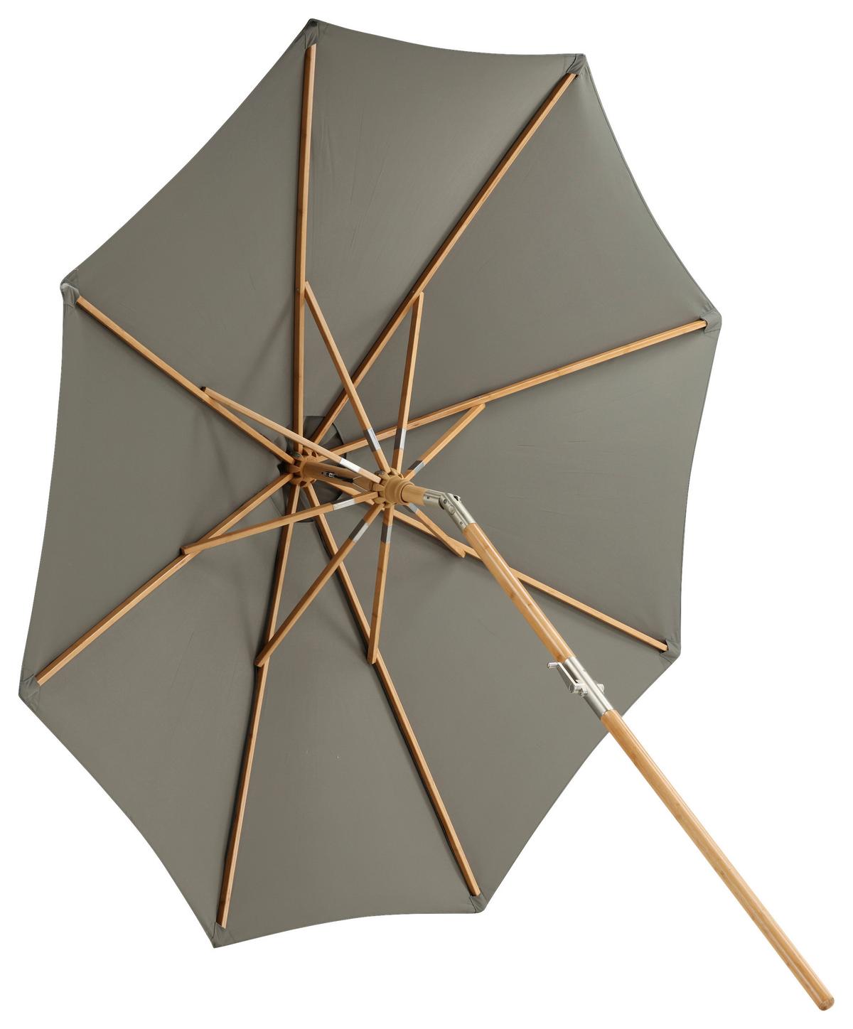 SONNENSCHIRM CEROX - Grau, KONVENTIONELL (270/250cm) - Gardenson